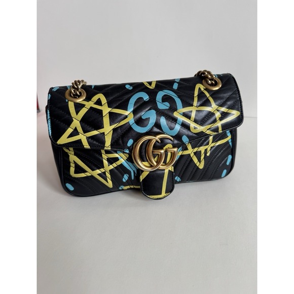 Gucci - GG Ghost Marmont Medium limited‎ edition Bag - Picture 1 of 16